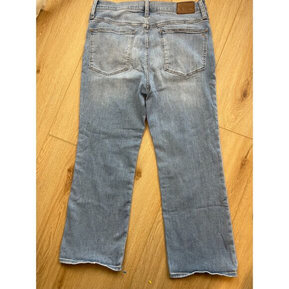 Madewell Cali Denim Bootcut Jeans 30 Light Wash High Rise Button Fly Y2K Retro - Picture 2 of 6